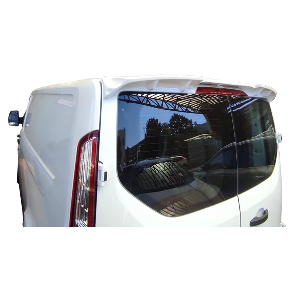 Motordrome Dachspoiler kompatibel mit Ford Transit Custom 2012- (mit 2 Hecktüren) (PU) aus Polyurethan (PU), unlackiert, schwarz von AUTO-STYLE