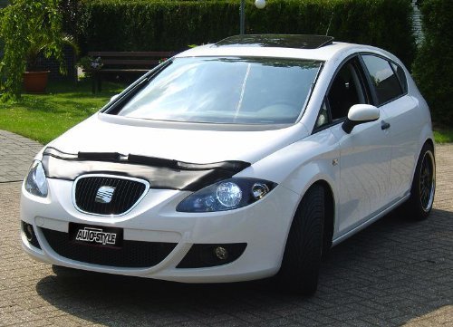 Motorhauben Steinschlagschutz kompatibel mit Seat Leon 1P 2005- Schwarz Motorhauben Steinschlagschutz kompatibel mit Seat Leon 1P 2005- Schwarz von AUTO-STYLE