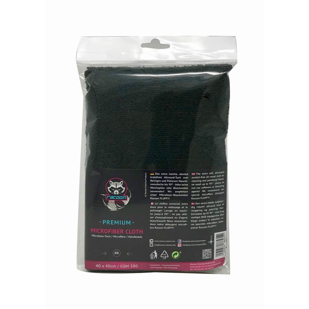 Racoon Premium MIKROFASER-Tuch (40x40cm) von AUTO-STYLE