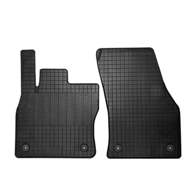 Satz Gummimatten kompatibel mit Volkswagen Caddy V Box 2020- (2-teilig + Montagesystem) von AUTO-STYLE