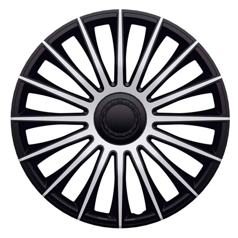 Satz J-Tec Radzierblenden Austin 16-Zoll Silber/Schwarz von AUTO-STYLE