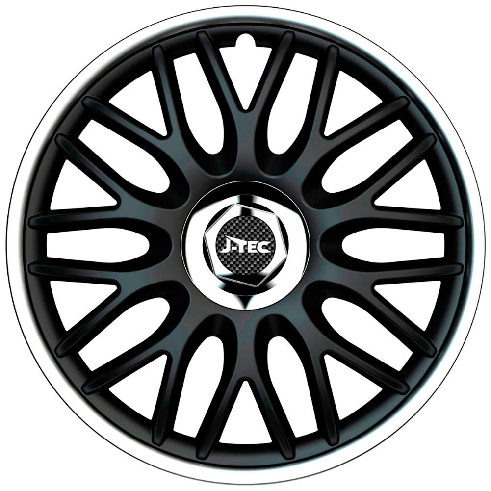 Satz J-Tec Radzierblenden Orden R 15-Zoll Schwarz/Silber + Chrom Ringe Satz J-Tec Radzierblenden Orden R 15-Zoll Schwarz/Silber + Chrom Ringe von AUTO-STYLE