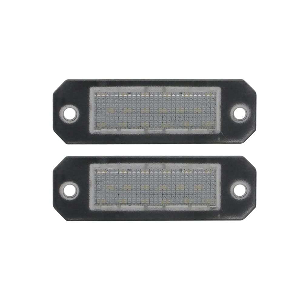 AUTO-STYLE Satz LED Nummerschildbeleuchtung kompatibel mit Volkswagen Transporter T5/T6 2003-2019 & Caddy III 2004-2015 von AUTO-STYLE