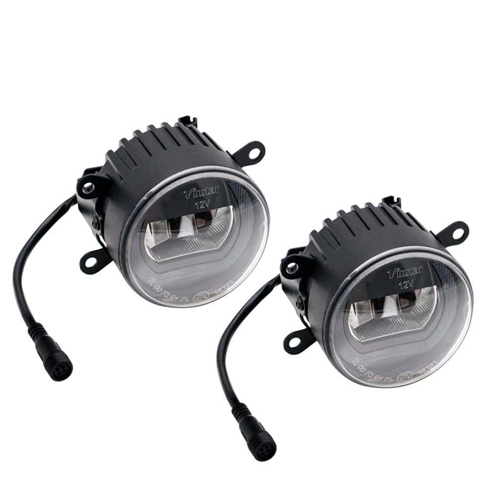 Satz Semi-Universal LED Nebelscheinwerfer + 'U-Shape' Tagfahrlicht - Durchmesser 90mm - ECE-R19/R87 E-Prüfzeichen, Schwarz Satz Semi-Universal LED Nebelscheinwerfer + 'U-Shape' Tagfahrlicht - Durchmesser 90mm - ECE-R19/R87 E-Prüfzeichen, Schwarz von AUTO-STYLE