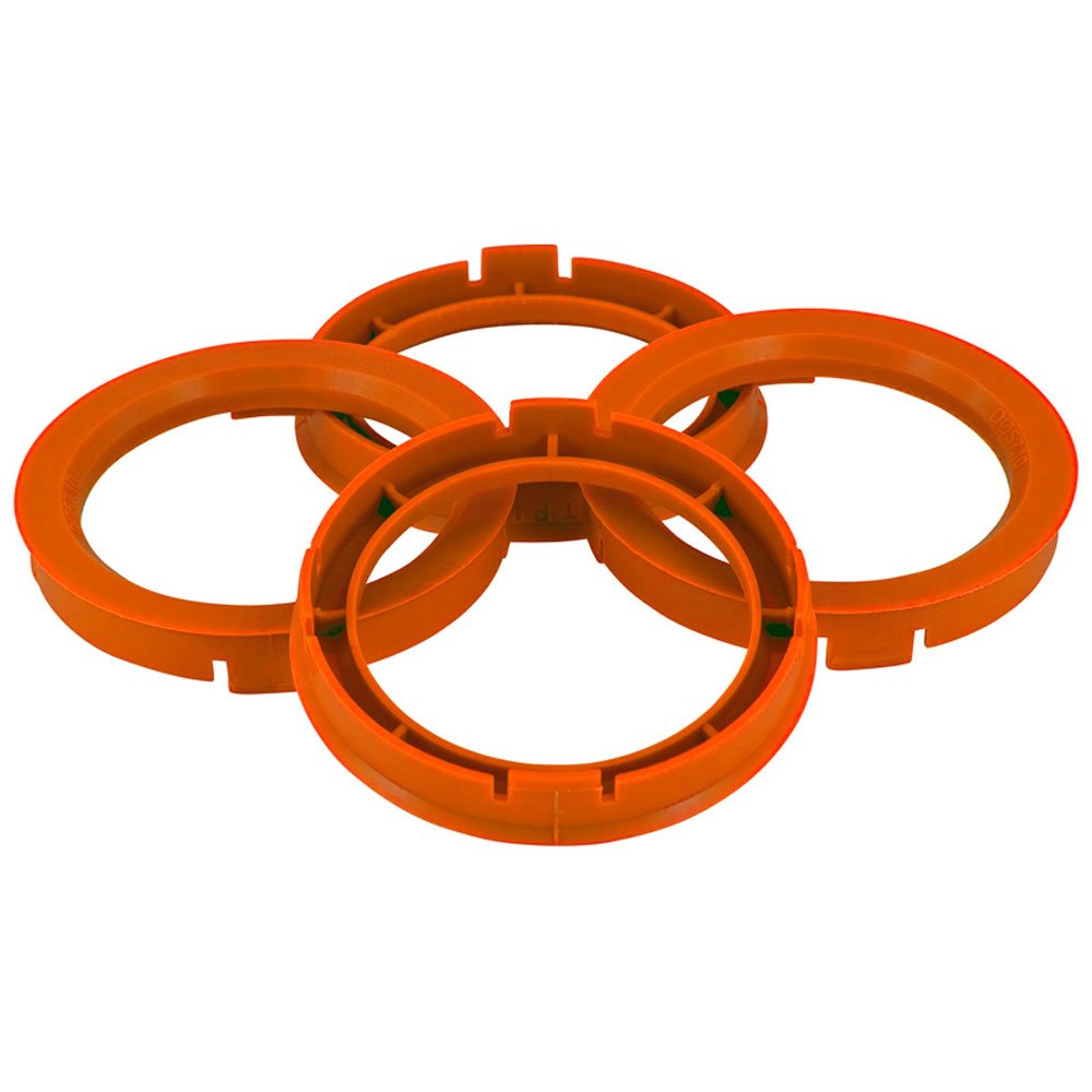 TPI BX6916710-4 Rad-Zentrierring-Set, 69,1 -> 67,1 mm, Orange von AUTO-STYLE