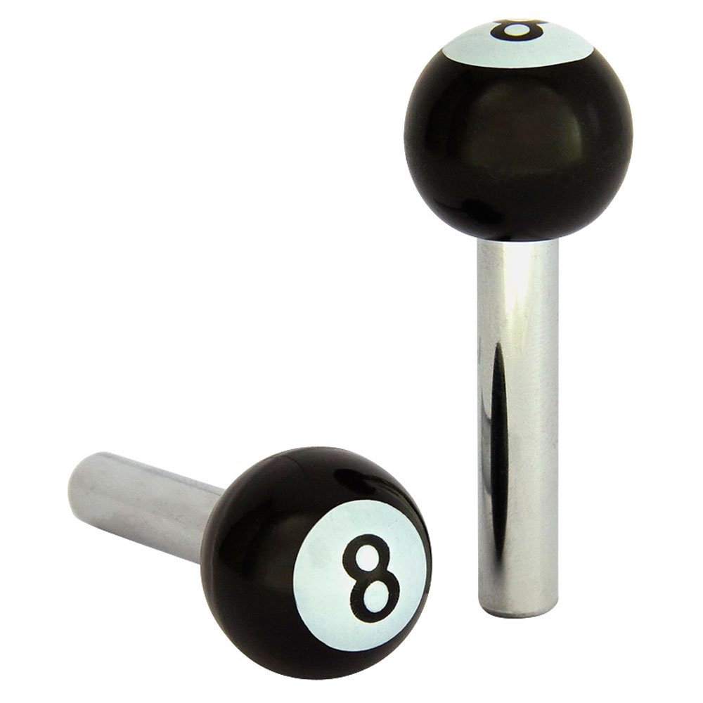 AUTO-STYLE Universelle Türpins 8-ball - Schwarz - Satz à 2 Stück von AUTO-STYLE