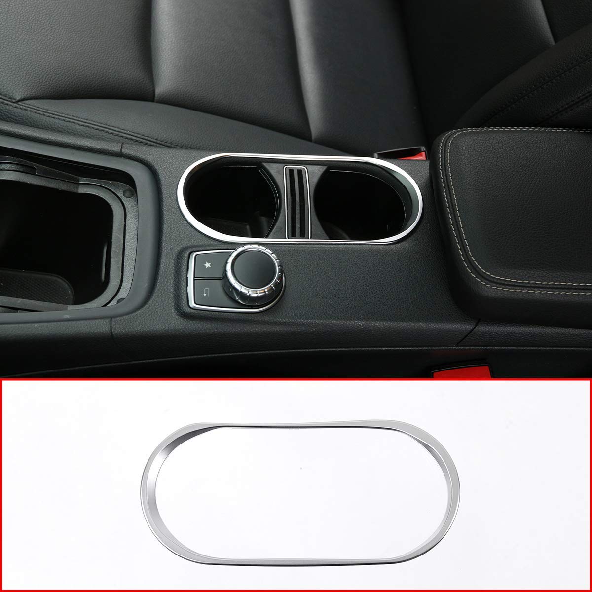 AUTO-spro ABS Chrom Becherhalter Abdeckung Verkleidung für Benz CLA 14-17 GLA 14-17 A Klasse W176 A180 13-17 AUTO-spro ABS Chrom Becherhalter Abdeckung Verkleidung für Benz CLA 14-17 GLA 14-17 A Klasse W176 A180 13-17 von AUTO-spro