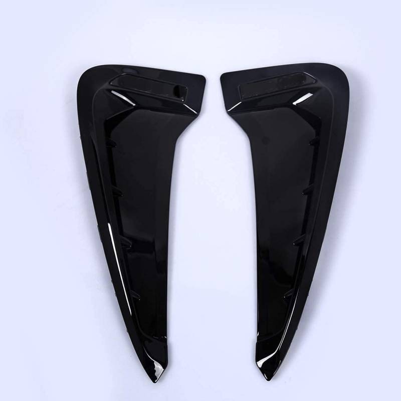 AUTO-spro ABS Xdrive Shark Kiemen Seitenflügel Dekoration Verkleidung für X5 F15 X5M F85 14-17 (schwarz + weiß) von AUTO-spro