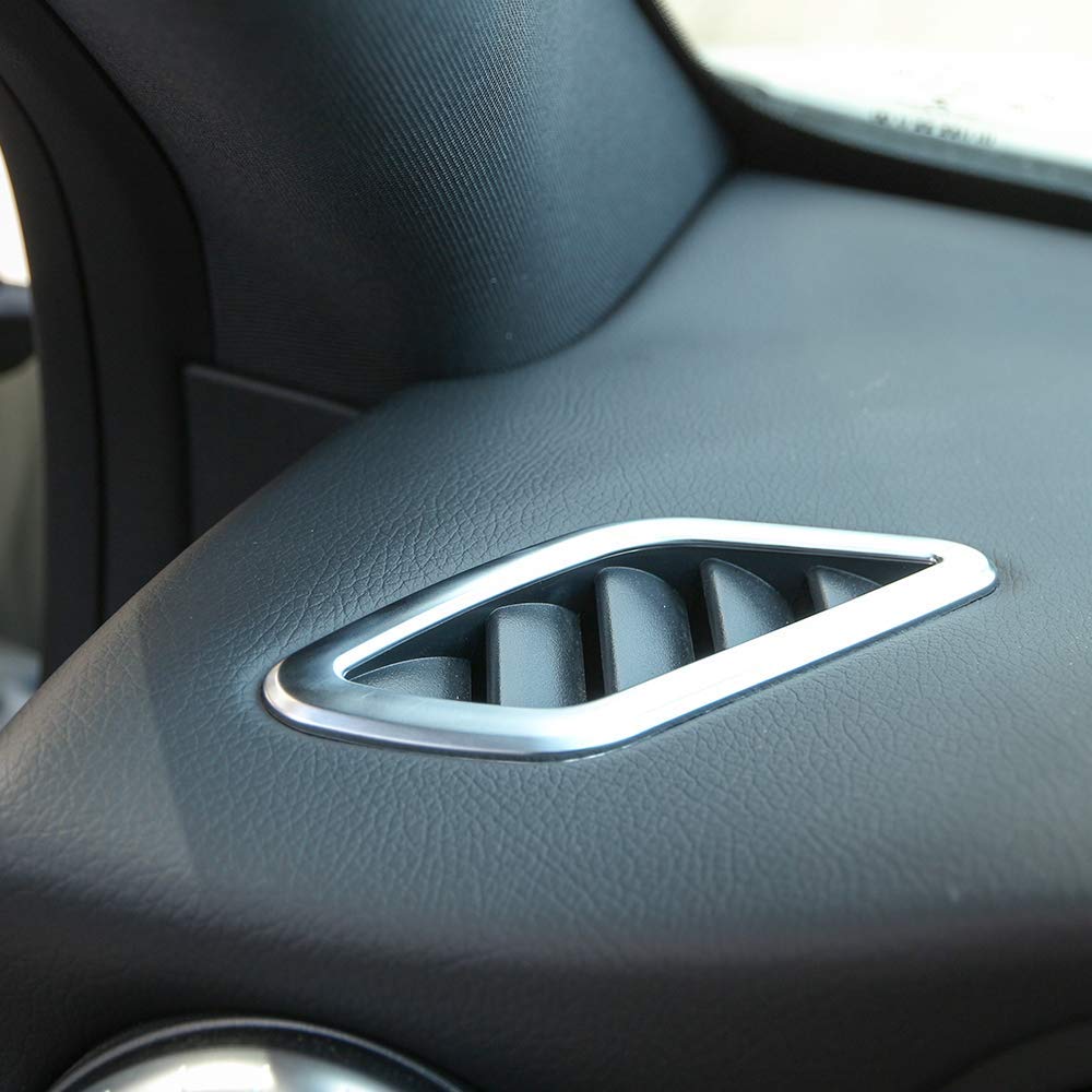 AUTO-spro Passend für Benz 2014-2017 CLA GLA Klasse W117 X156 ABS verchromt Armaturenbrett Klimaanlage Lüftungsschlitz Deko Aufkleber Zubehör von AUTO-spro