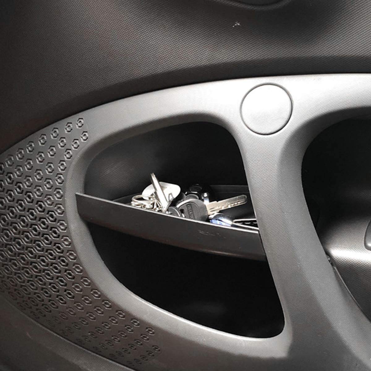 Für Benz Smart 453 Fortwo 2015–2019 Autotürgriff-Aufbewahrungsbox, Behälter, Handschuh-Organizer, Innenzubehör von AUTO-spro