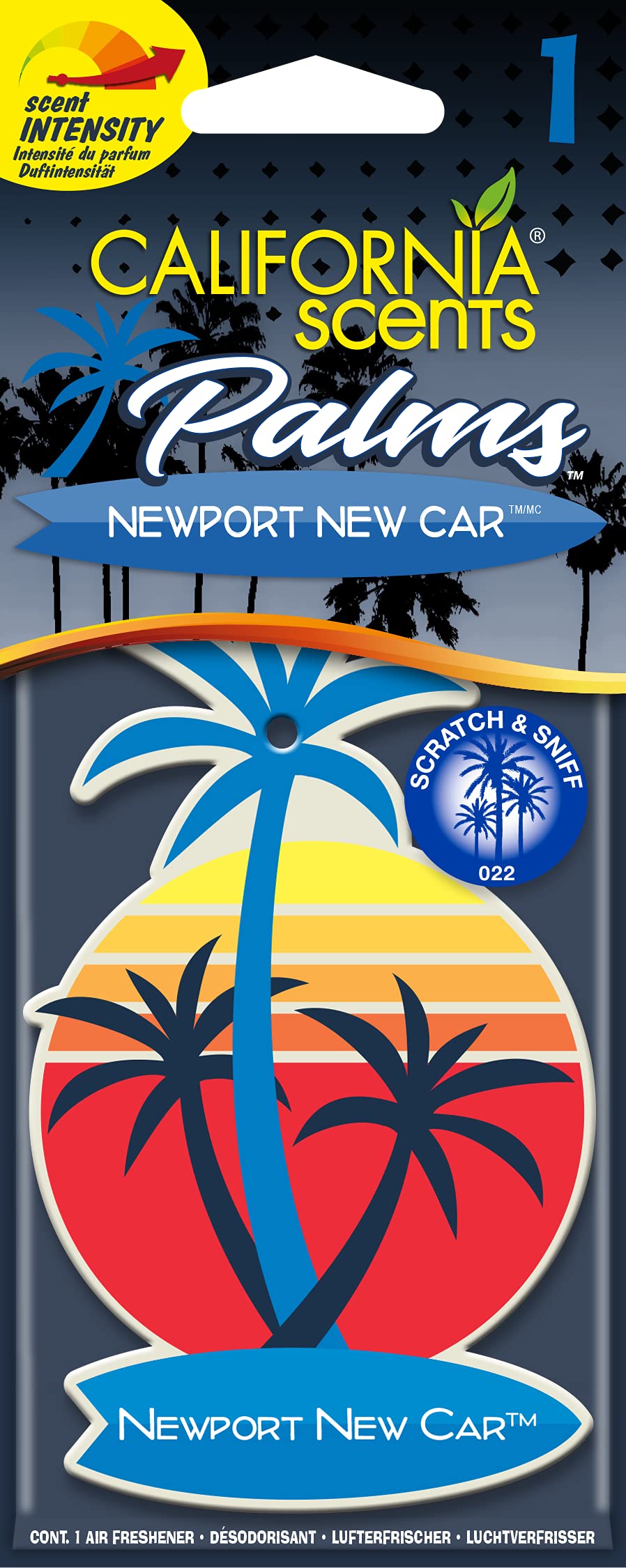 California Car Scents Scents CSPALCAR1 Palm Tree Lufterfrischer-Newport New Car-1 Stück California Car Scents Scents CSPALCAR1 Palm Tree Lufterfrischer-Newport New Car-1 Stück von California Scents
