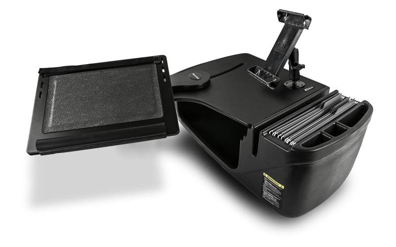 AutoExec AUE10073 Reach Auto-Schreibtisch für Vordersitz, schwarzes Finish mit Tablet-Halterung von AUTOEXEC