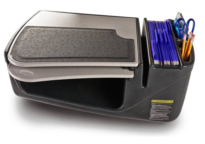 AutoExec AE-GMCD-PI-GT GripMaster Auto-Schreibtisch für Ihren Fahrzeug-Arbeitsplatz und mobiles Büro, grau mit 400 Watt Wechselrichter von AUTOEXEC