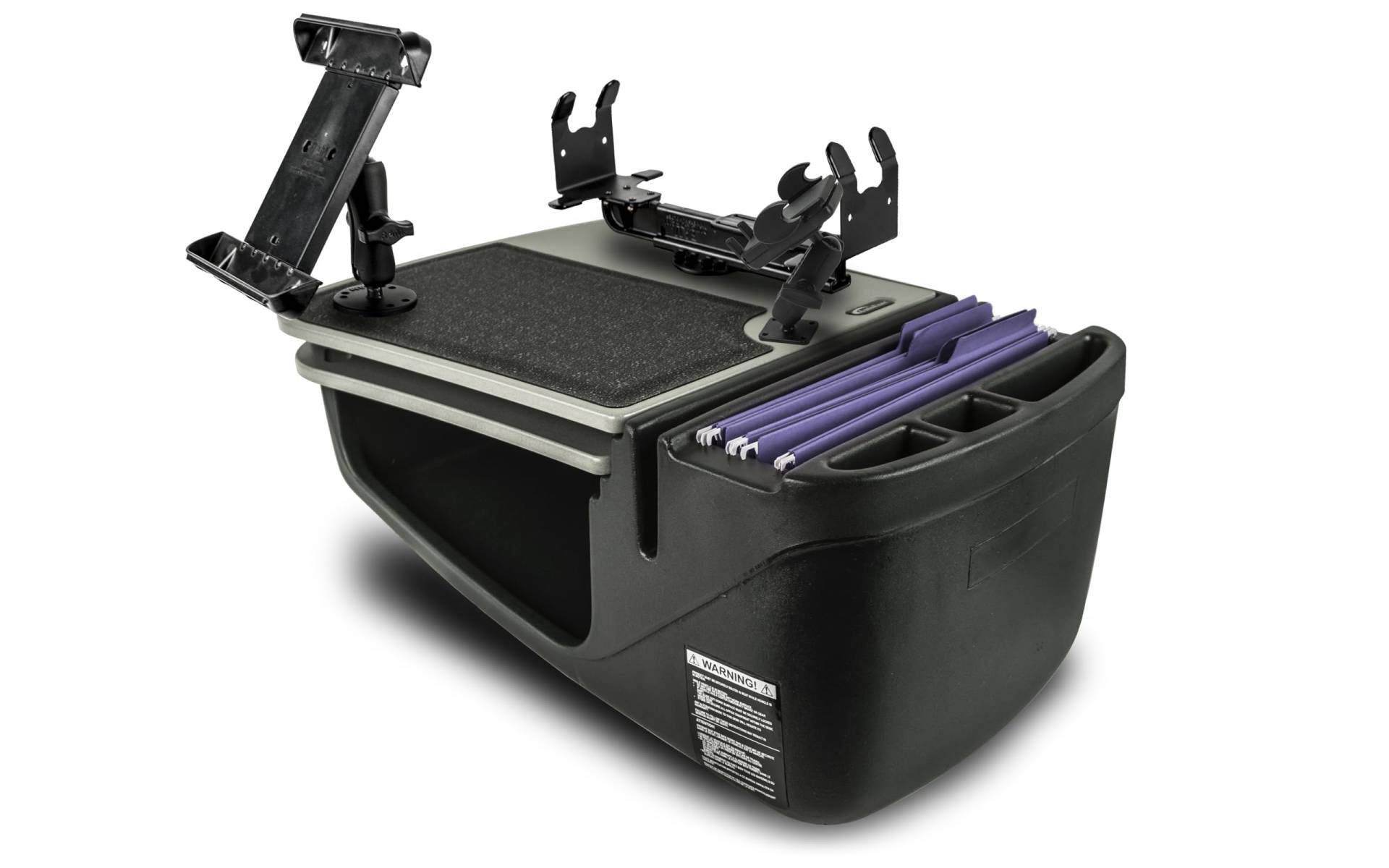 AutoExec AE-GMCD-PI-PS-PM-TAB-GT GripMaster Auto-Schreibtisch für Ihren Fahrzeug-Arbeitsplatz und mobiles Büro, grau mit 400 Watt Wechselrichter, Druckerständer, Telefonhalterung und Tablethalterung AutoExec AE-GMCD-PI-PS-PM-TAB-GT GripMaster Auto-Schreibtisch für Ihren Fahrzeug-Arbeitsplatz und mobiles Büro, grau mit 400 Watt Wechselrichter, Druckerständer, Telefonhalterung und Tablethalterung von AUTOEXEC