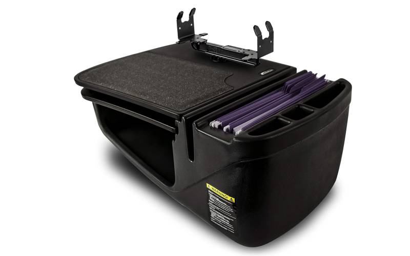 AutoExec AE-GMCD-PS-BT GripMaster Auto-Schreibtisch für Ihren Fahrzeug-Arbeitsplatz und mobiles Büro, schwarz mit Druckerständer von AUTOEXEC