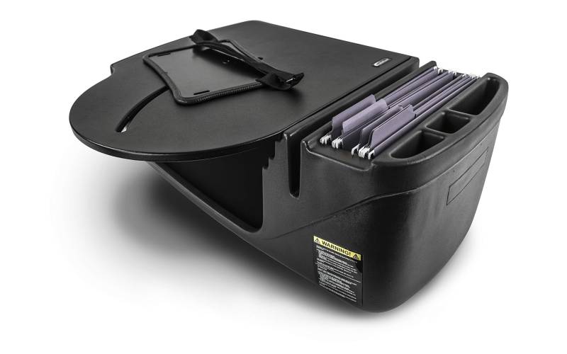 AutoExec AE-RMCD-PI-BT Roadmaster Auto-Schreibtisch für Ihren Fahrzeug-Arbeitsplatz und mobiles Büro, schwarz mit 400 Watt Wechselrichter von AUTOEXEC
