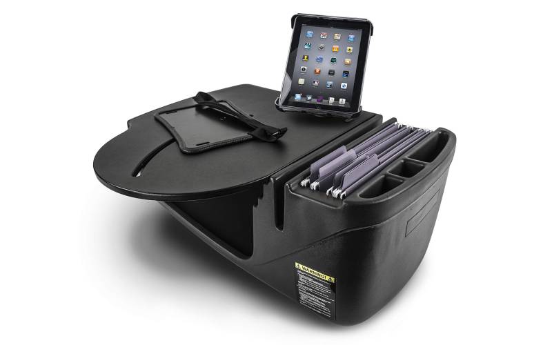 AutoExec AE-RMCD-TAB-BT Roadmaster Auto-Schreibtisch für Ihren Fahrzeug-Arbeitsplatz und mobiles Büro, schwarz mit Tablet-Halterung von AUTOEXEC
