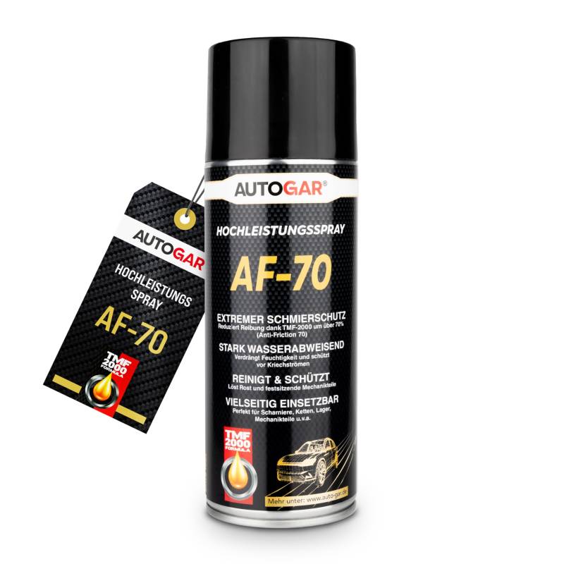 AF-70® HOCHLEISTUNGSSPRAY – Vielseitig einsetzbares Multifunktionsspray ┃AUTOGAR® von AUTOGAR