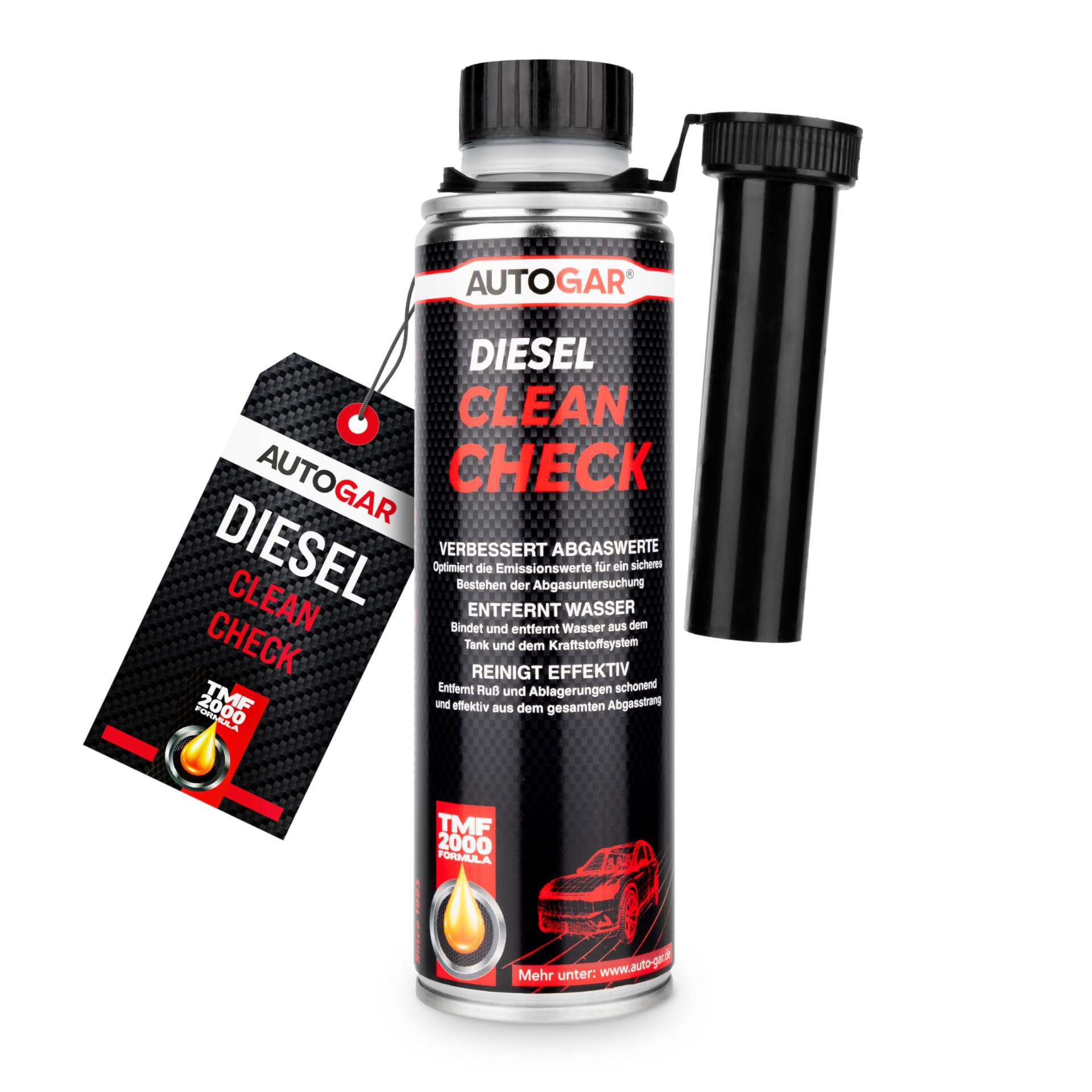 DIESEL CLEAN CHECK – Diesel-Additiv für saubere Abgaswerte & weniger Verbrauch ┃ AUTOGAR® von AUTOGAR