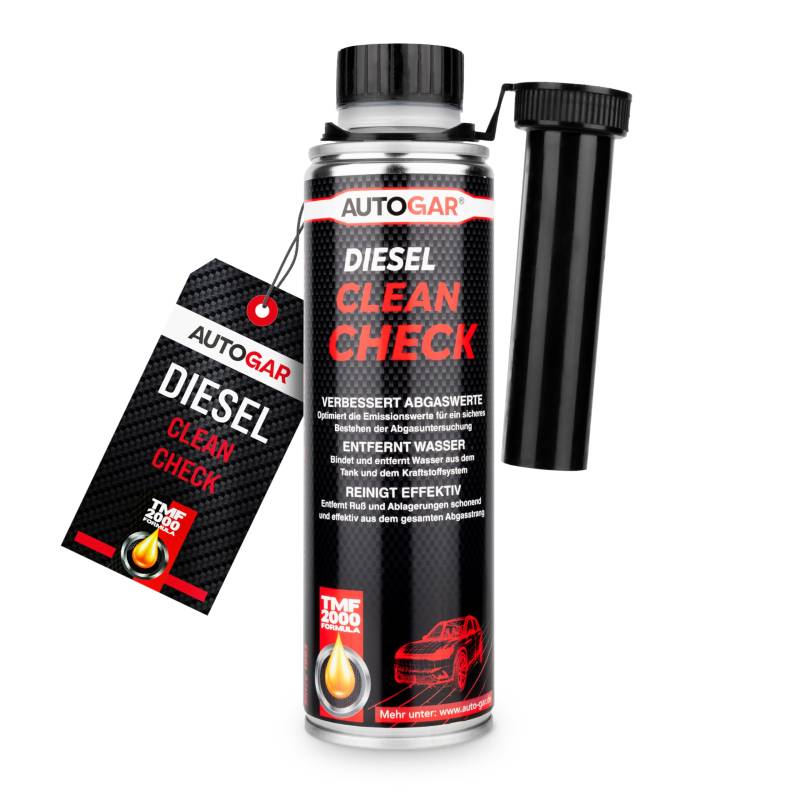 DIESEL CLEAN CHECK – Diesel-Additiv für saubere Abgaswerte & weniger Verbrauch ┃ AUTOGAR® von AUTOGAR
