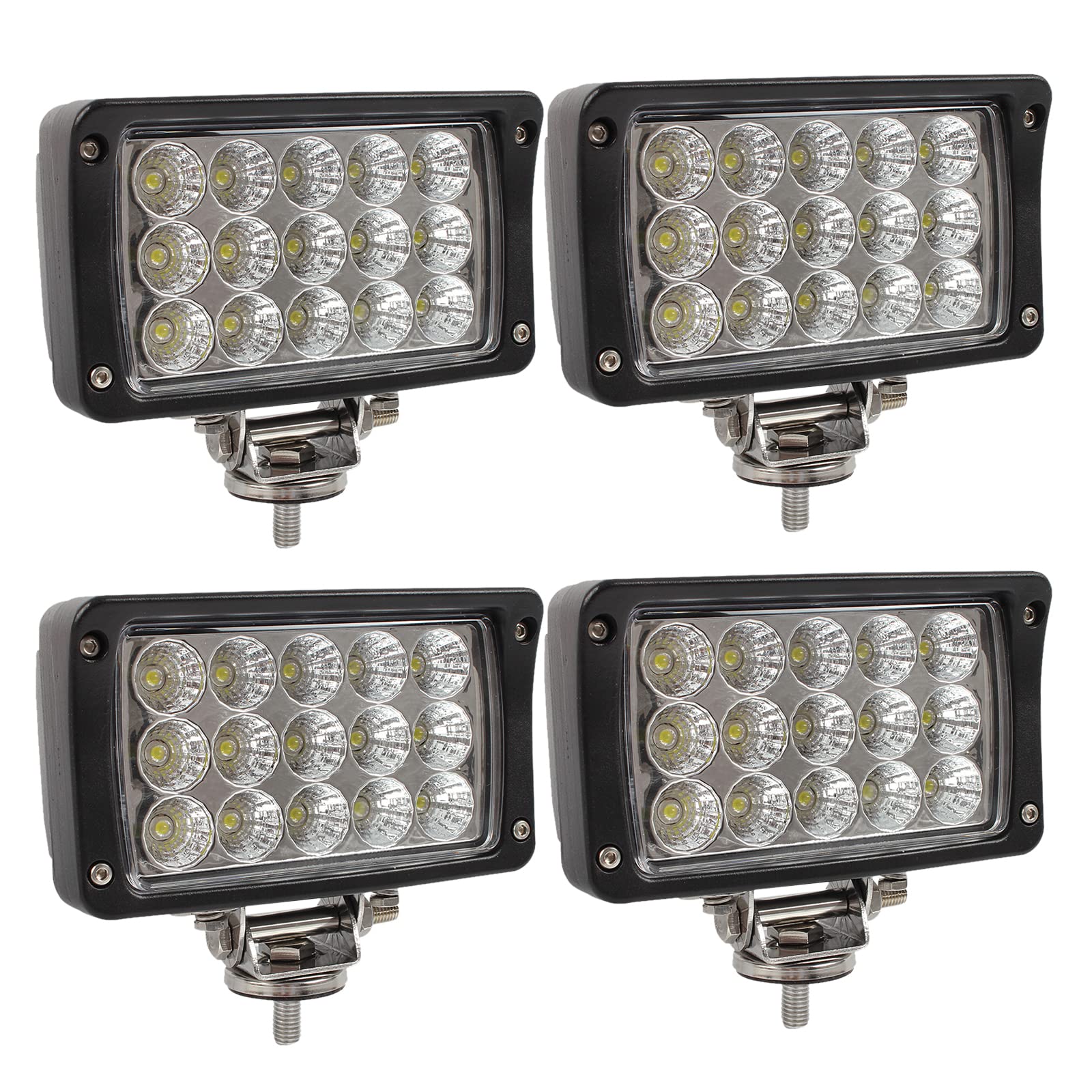 AUTOJARE 4 Stück LED Arbeitsscheinwerfer 45W Scheinwerfer IP67 Rückfahrscheinwerfer 4275LM Zusatzscheinwerfer 3000-6500K für SUV, ATV, UTV, LKW, Auto AUTOJARE 4 Stück LED Arbeitsscheinwerfer 45W Scheinwerfer IP67 Rückfahrscheinwerfer 4275LM Zusatzscheinwerfer 3000-6500K für SUV, ATV, UTV, LKW, Auto von AUTOJARE