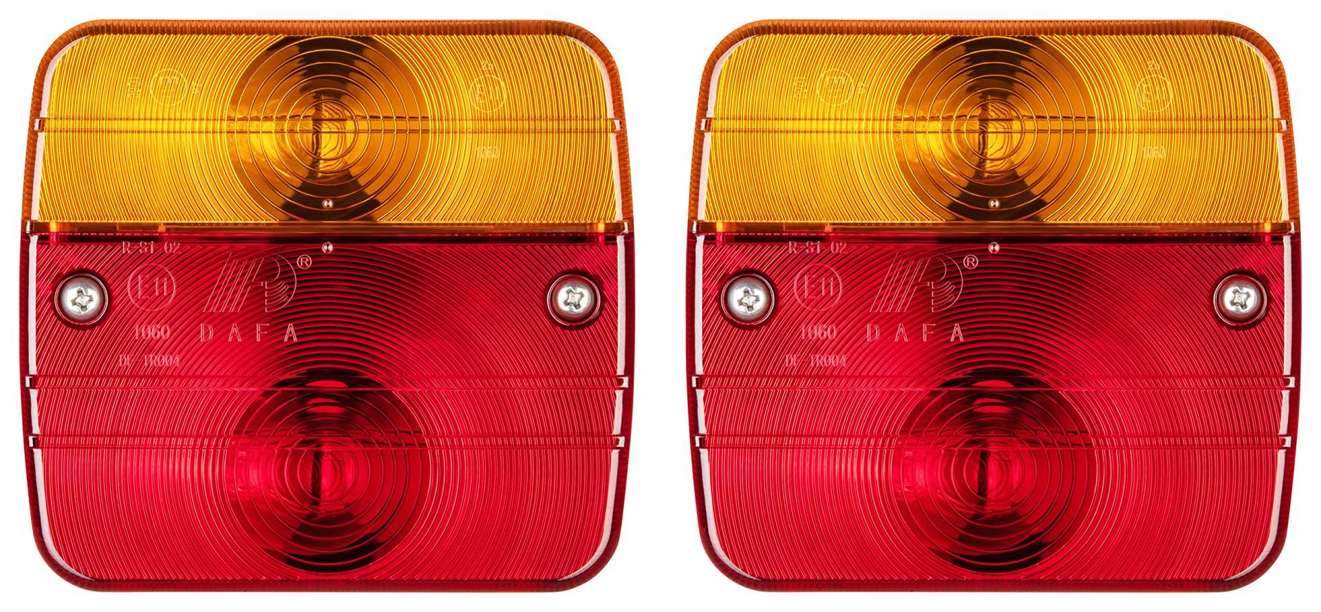 AUTOLIGHT 24 2 x Rückleuchten Heckleuchten inkl. Glühbirnen 4 Funktionen für KFZ Anhänger Traktor Caravan PKW 12V E11 AUTOLIGHT 24 2 x Rückleuchten Heckleuchten inkl. Glühbirnen 4 Funktionen für KFZ Anhänger Traktor Caravan PKW 12V E11 von AUTOLIGHT 24