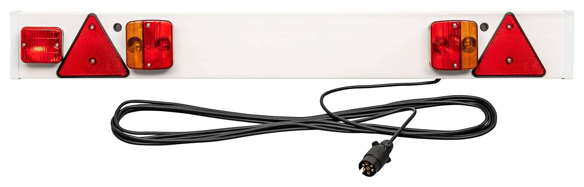 AUTOLIGHT 24 I PKW Anhänger Lichtleiste 7-polig Stecker 116x14cm 12 Volt mit 6m Kabel Anhängerbeleuchtung Beleuchtungsbalken Beleuchtungstafel Nebelschlussleuchte Rückleuchten AUTOLIGHT 24 I PKW Anhänger Lichtleiste 7-polig Stecker 116x14cm 12 Volt mit 6m Kabel Anhängerbeleuchtung Beleuchtungsbalken Beleuchtungstafel Nebelschlussleuchte Rückleuchten von AUTOLIGHT 24