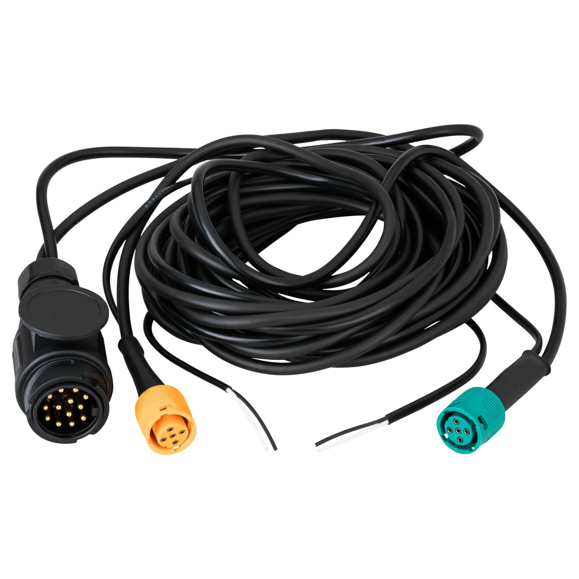 AUTOLIGHT 24 Kabelsatz für Anhänger 7 Meter 13-polig + 2 x DC Abgang Kabel Anhängerbeleuchtung Rücklichter Kabelbaum mit Bajonettverbinder AUTOLIGHT 24 Kabelsatz für Anhänger 7 Meter 13-polig + 2 x DC Abgang Kabel Anhängerbeleuchtung Rücklichter Kabelbaum mit Bajonettverbinder von AUTOLIGHT 24