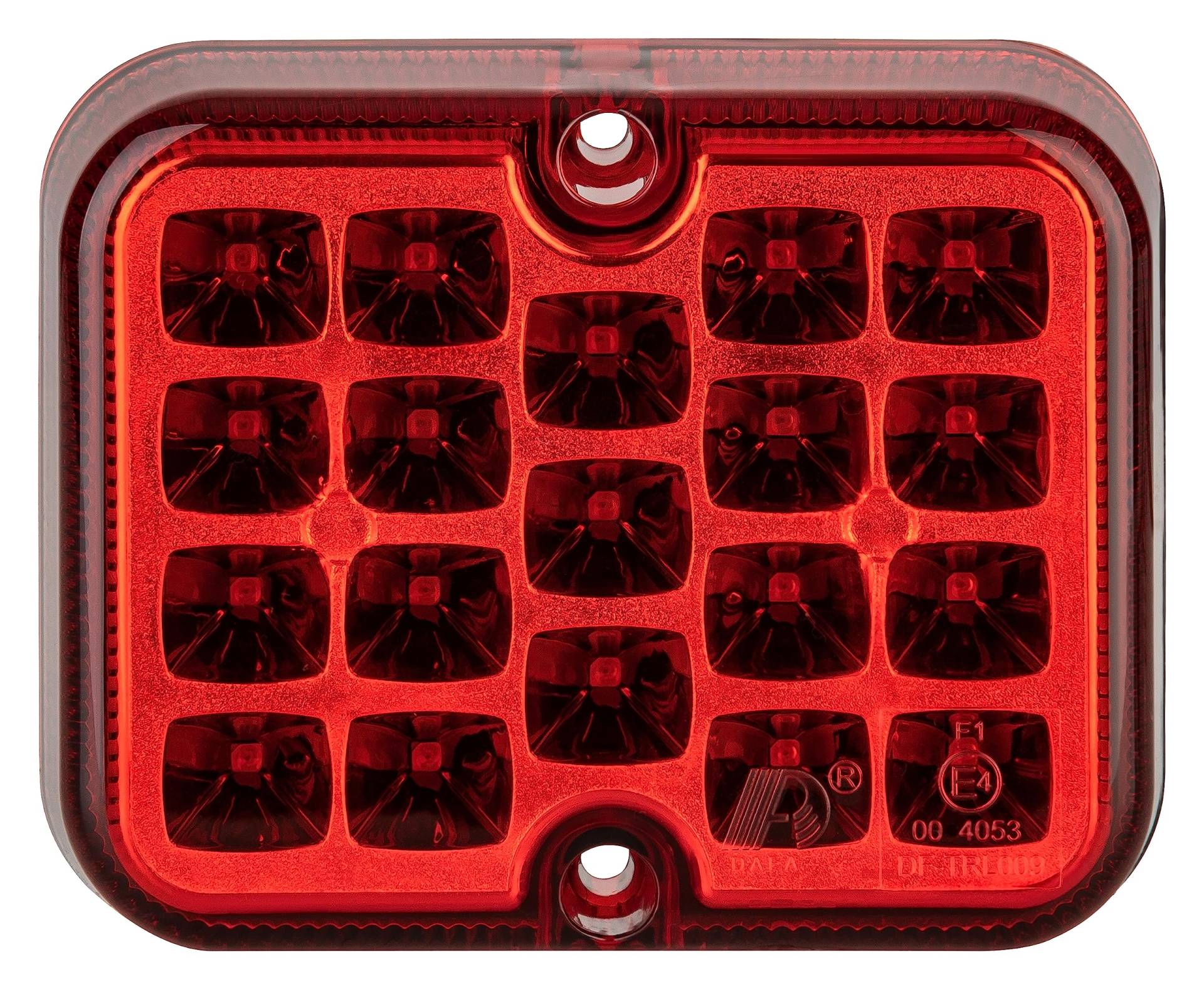 AUTOLIGHT 24 LED Nebelschlussleuchte Nebellicht Rückleuchte rot 12V 100x81x28mm 19 LEDs E-Prüfzeichen Wasserdicht für PKW Anhänger Trailer Traktor Wohnwagen von AUTOLIGHT 24