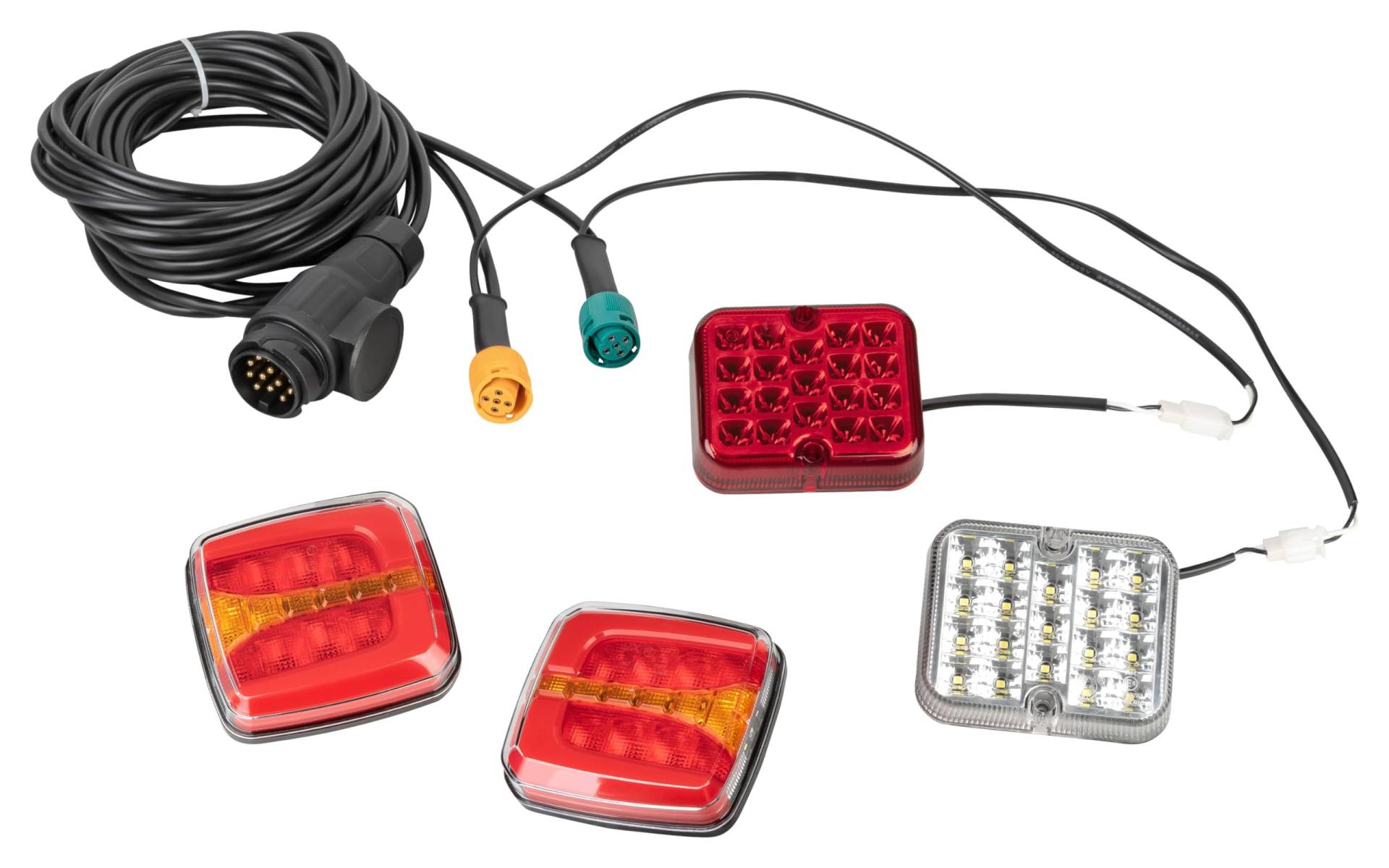 AUTOLIGHT 24 LED Rückleuchten 3D Look Set inkl. 5 Meter Kabelsatz 13 polig 12V mit E Prüfzeichen Rücklicht Nebelschlusslicht Rückfahrlicht für Anhänger Anhängerbeleuchtung Heckleuchten AUTOLIGHT 24 LED Rückleuchten 3D Look Set inkl. 5 Meter Kabelsatz 13 polig 12V mit E Prüfzeichen Rücklicht Nebelschlusslicht Rückfahrlicht für Anhänger Anhängerbeleuchtung Heckleuchten von AUTOLIGHT 24