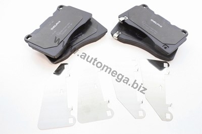 Automega Bremsbeläge vorne (Satz) [Hersteller-Nr. 120072920] für Mitsubishi, Opel, Saab, Subaru von AUTOMEGA