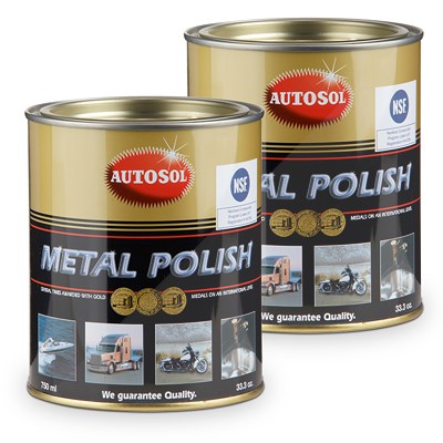 Autosol 2x 750 ml Edel Chromglanz Politur [Hersteller-Nr. 01001100] von AUTOSOL