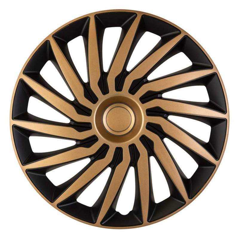 AUTO-STYLE Satz Radzierblenden Kendo 13-Zoll Schwarz/Gold von AUTO-STYLE