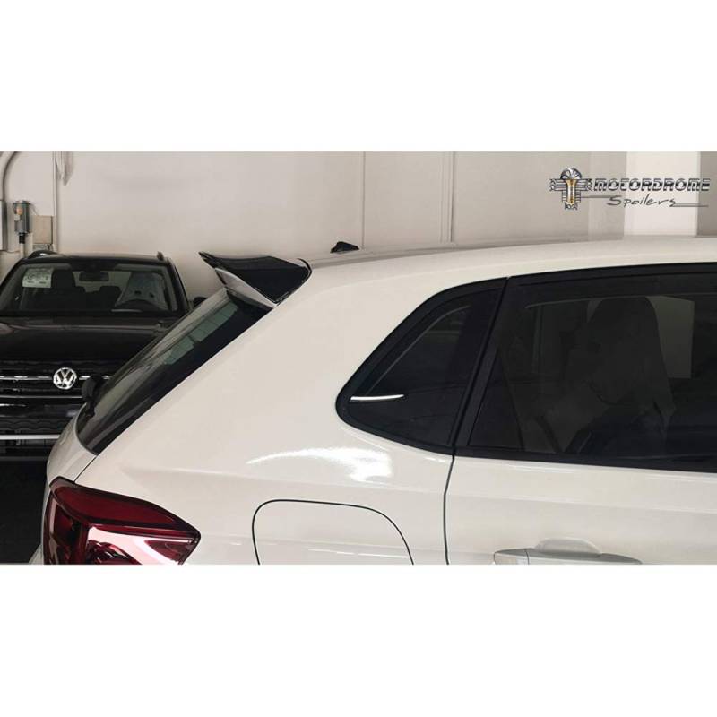 Motordrome Dachspoiler A/457 für Volkswagen Polo (AW) 2017- exkl. R-line/GTi, PU, Unlackiert, Schwarz von AUTO-STYLE