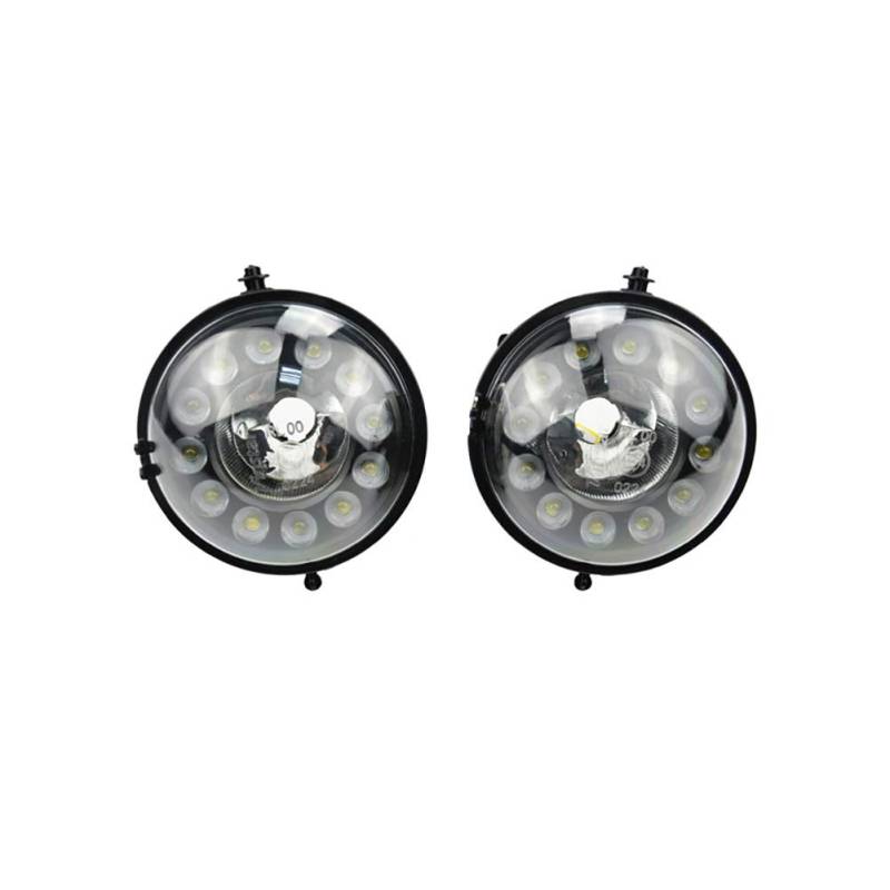 AUTO-STYLE Satz LED-Tagfahrleuchten (TFL) kompatibel mit Mini R55-R59 2006-2014 / Countryman R60 / Paceman R61 - Schwarz von AUTO-STYLE