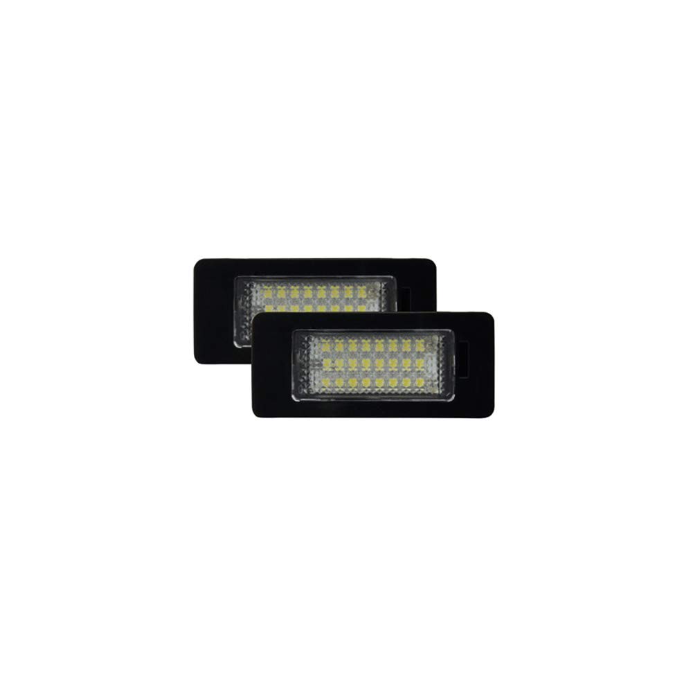 AUTO-STYLE Satz LED Nummerschildbeleuchtung kompatibel mit Audi/Volkswagen/Skoda/Seat diverse Modelle von AUTO-STYLE