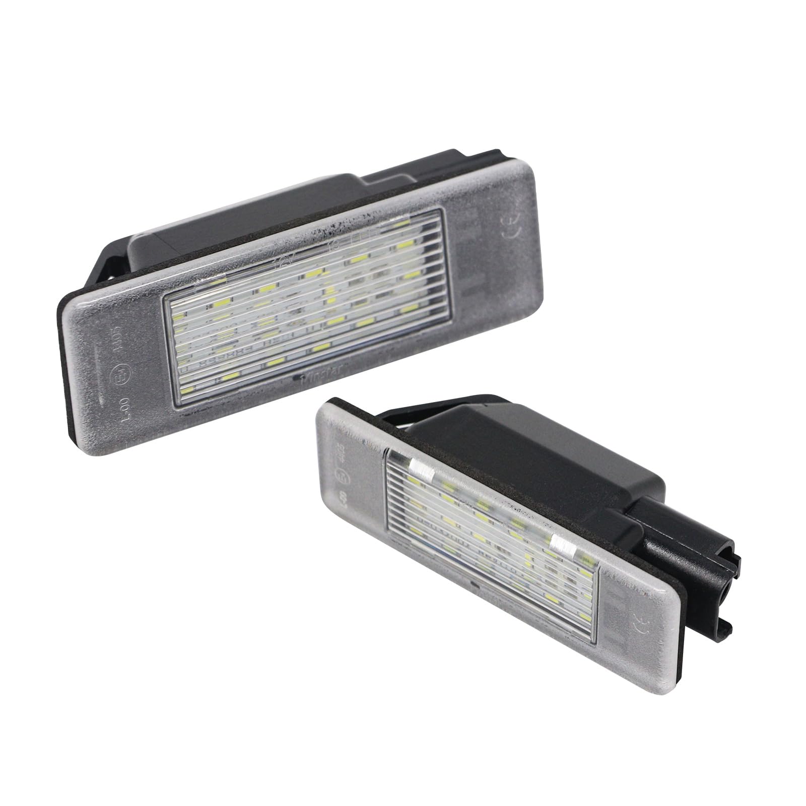 AUTO-STYLE Satz LED Nummerschildbeleuchtung kompatibel mit Citroën/Peugeot diverse Modelle - Version 2, schwarz AUTO-STYLE Satz LED Nummerschildbeleuchtung kompatibel mit Citroën/Peugeot diverse Modelle - Version 2, schwarz von AUTO-STYLE