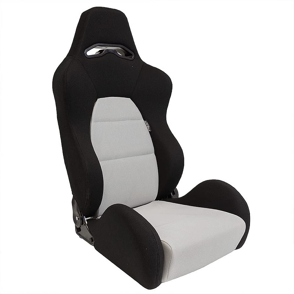 AUTO-STYLE Sportsitze 'Eco' - Schwarz/Grau - Linkssseitig Verstellbare Rückenlehne - inkl. Laufschienen AUTO-STYLE Sportsitze 'Eco' - Schwarz/Grau - Linkssseitig Verstellbare Rückenlehne - inkl. Laufschienen von AUTO-STYLE