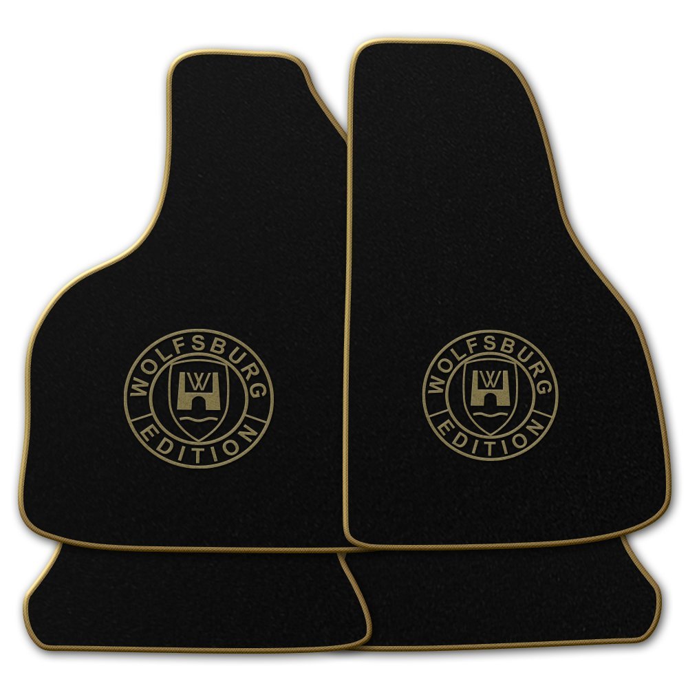 AUTOTEPPICH-Stylers NF100 Schwarze Fußmatten passend für VW Käfer mit LOGO Wolfsburg Edition WOB und Rand in beige AUTOTEPPICH-Stylers NF100 Schwarze Fußmatten passend für VW Käfer mit LOGO Wolfsburg Edition WOB und Rand in beige von AUTOTEPPICH Stylers Wir fertigen Ihre Fußmatten