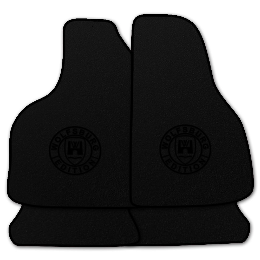 AUTOTEPPICH-Stylers Velours Schwarze Fußmatten passend für VW Golf 5 + 6 mit Logo Wolfsburg Edition WOB und Rand in schwarz AUTOTEPPICH-Stylers Velours Schwarze Fußmatten passend für VW Golf 5 + 6 mit Logo Wolfsburg Edition WOB und Rand in schwarz von AUTOTEPPICH Stylers Wir fertigen Ihre Fußmatten