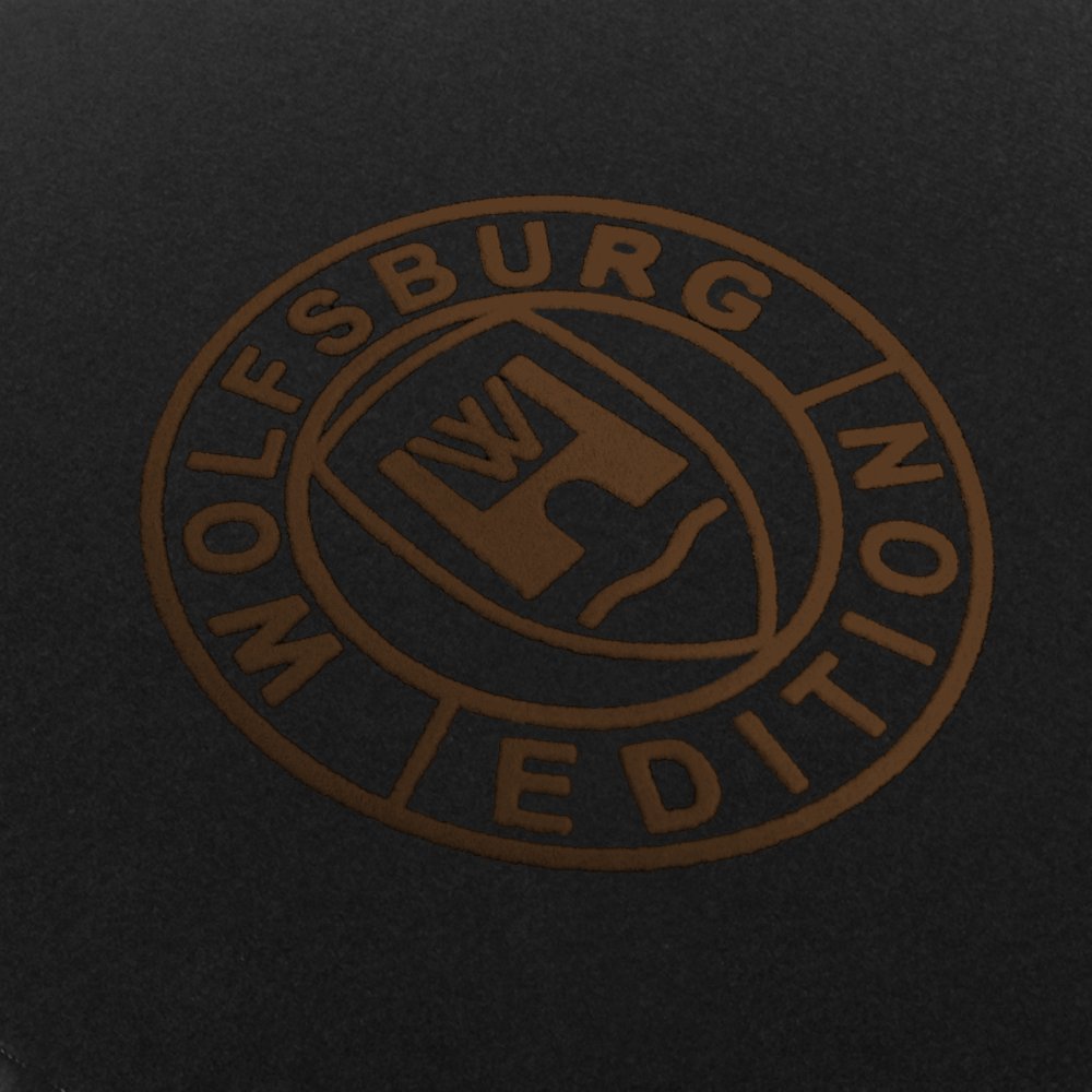 Eight-TEC Nadelfilz Schwarze Fußmatten passend für VW Golf 2 mit Logo Wolfsburg Edition WOB und Rand in braun Eight-TEC Nadelfilz Schwarze Fußmatten passend für VW Golf 2 mit Logo Wolfsburg Edition WOB und Rand in braun von AUTOTEPPICH Stylers Wir fertigen Ihre Fußmatten