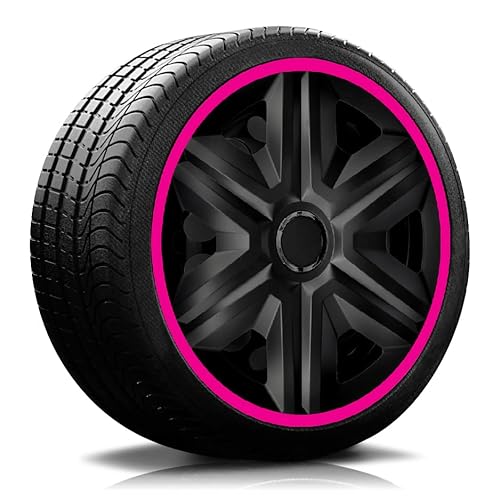 RADKAPPEN-KÖNIG 14" 14 Zoll RKK21 LUX Pink RADBLENDEN RADKAPPEN von AUTOTEPPICH Stylers Wir fertigen Ihre Fußmatten