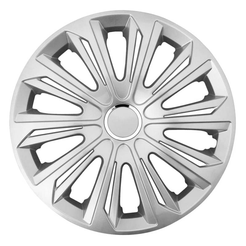 RADKAPPEN-KÖNIG 1STÜCK EINZELN 15 Zoll 15" RKK06 Silber Radkappe Radzierblende von AUTOTEPPICH Stylers Wir fertigen Ihre Fußmatten