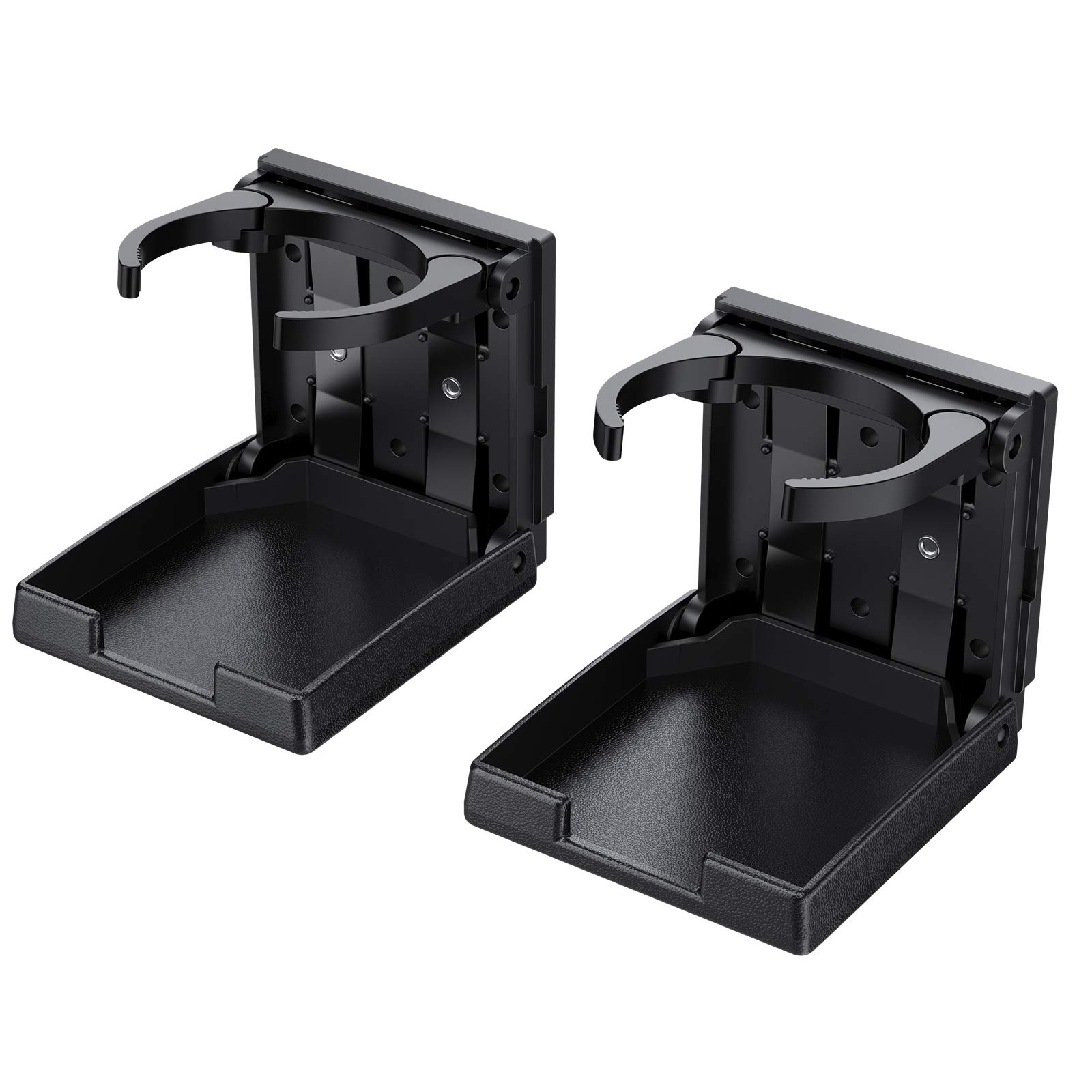 AUTOUTLET 2x Auto Getränkehalter, Dosenhalter Flaschenhalter Becherhalter für Boot KFZ, Unterarm verstellbar, also fürTasse Rollstuhl Wagen, Universal Folding Drink Holders von AUTOUTLET