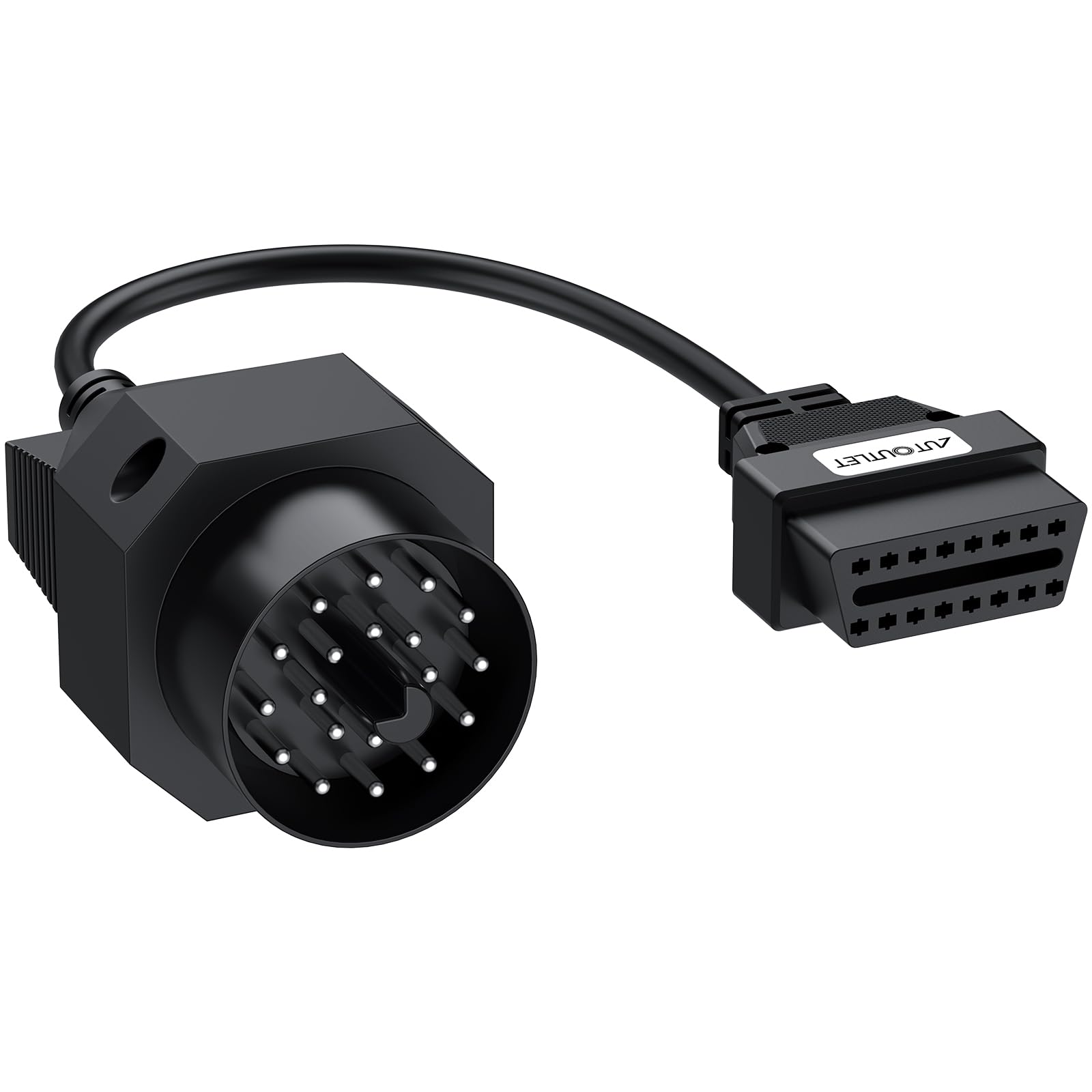AUTOUTLET OBD1 auf OBD2 Adapter, 20 Pin OBD1 auf 16 Pin OBD2 Diagnose Adapter Diagnose Verlängerungskabel Scanner Kabel Adapterkabel Kompatibel mit BMW E36 E38 E39 E46 E53 X5 Z3 AUTOUTLET OBD1 auf OBD2 Adapter, 20 Pin OBD1 auf 16 Pin OBD2 Diagnose Adapter Diagnose Verlängerungskabel Scanner Kabel Adapterkabel Kompatibel mit BMW E36 E38 E39 E46 E53 X5 Z3 von AUTOUTLET