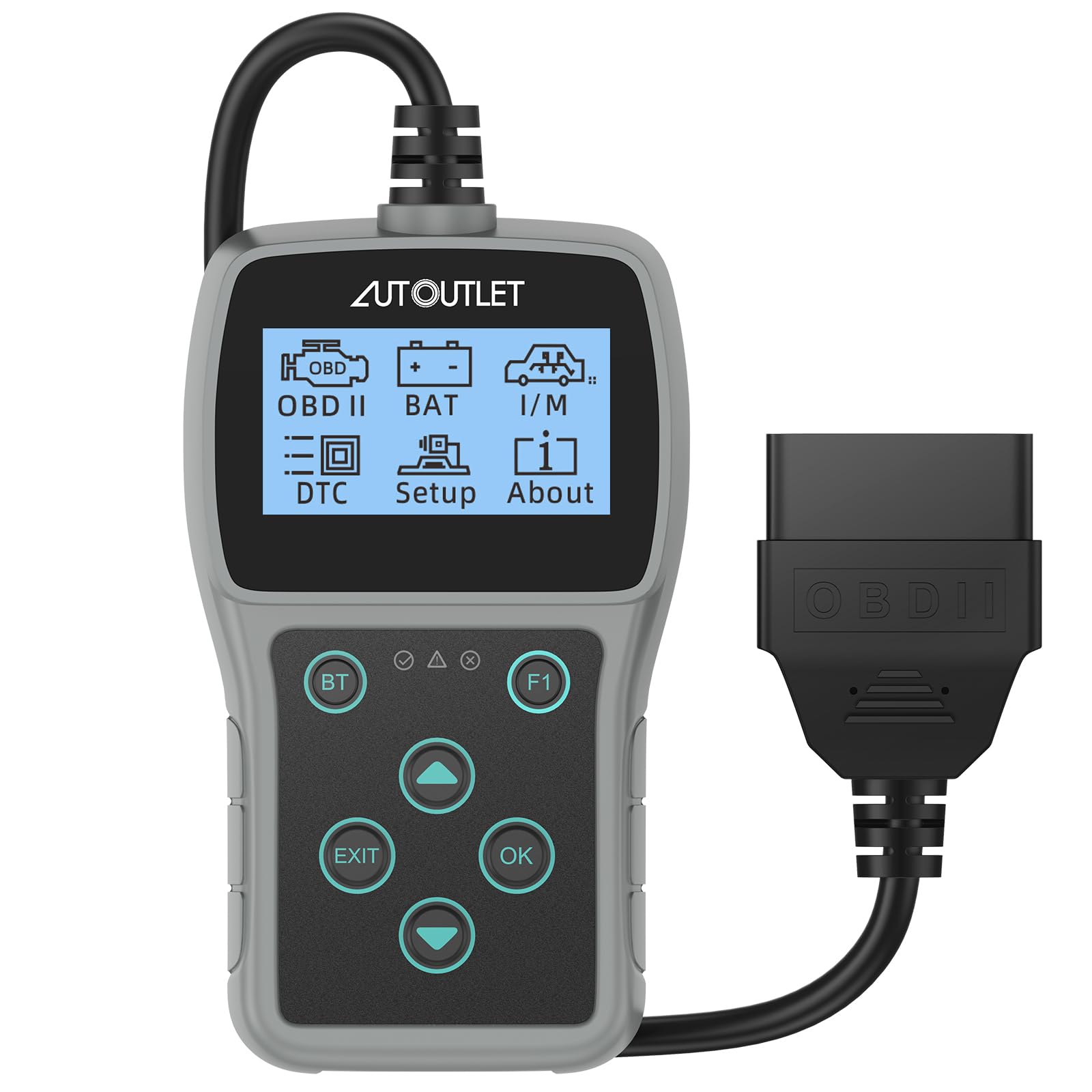 AUTOUTLET OBD2 Diagnosegerät, Wireless Bluetooth-Verbindung, OBD EOBD Auto Diagnosegerät 10 OBD2 Modi & 10 Sprachen, Batterie-Erkennung, Auto Motor Auslesegerät mit definierbare Taste OBD2 Scanner AUTOUTLET OBD2 Diagnosegerät, Wireless Bluetooth-Verbindung, OBD EOBD Auto Diagnosegerät 10 OBD2 Modi & 10 Sprachen, Batterie-Erkennung, Auto Motor Auslesegerät mit definierbare Taste OBD2 Scanner von AUTOUTLET