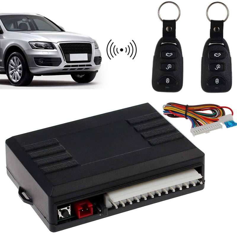 AUTOUTLET Universal Keyless Open Funkfernbedienung, Auto KFZ Funkfernbedienung Klappschlüssel FB Zentralverriegelung, mit 2 Mini-Funksender von AUTOUTLET