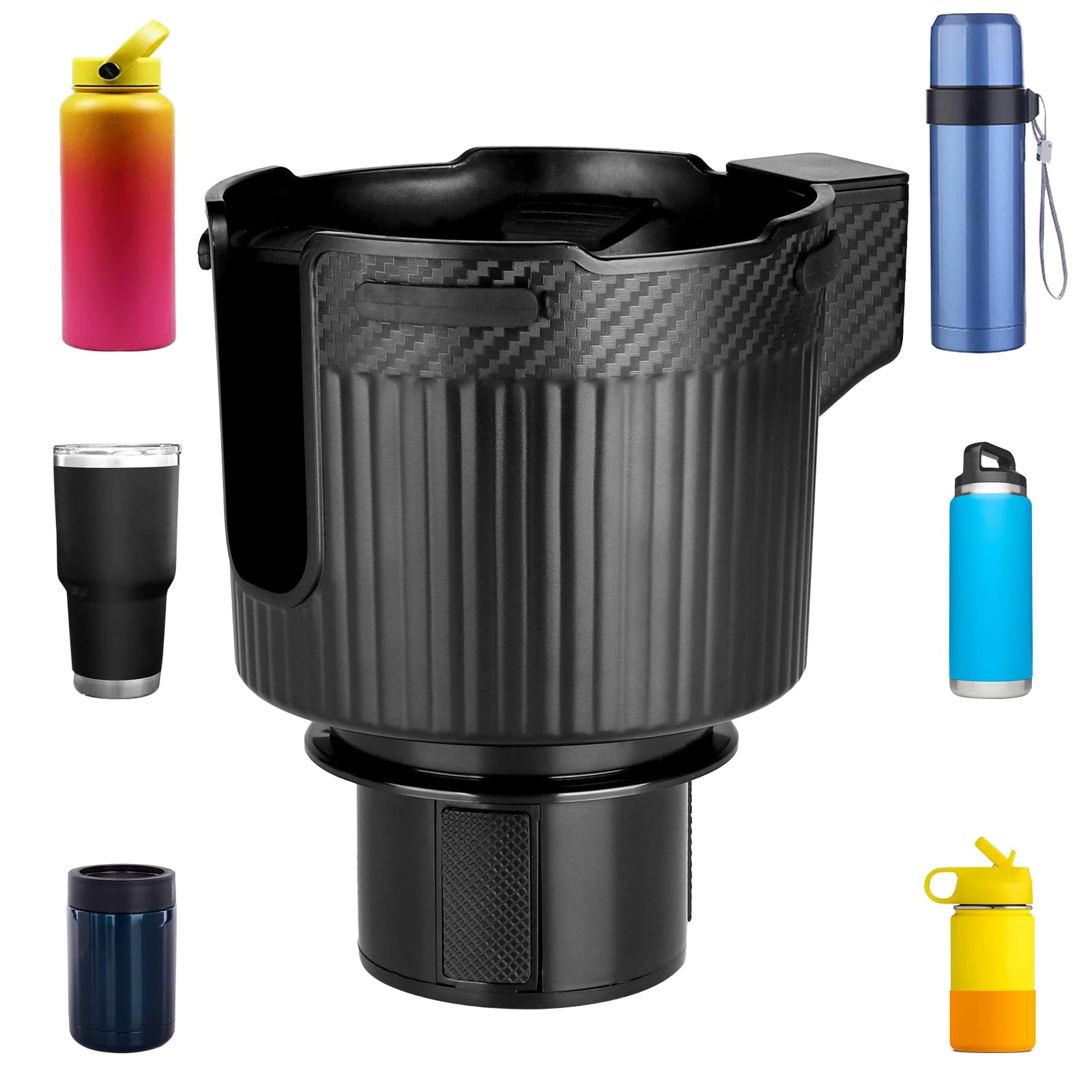 AUTOUTLET Auto Getränkehalter, Universell Becherhalter mit Verstellbare Basis, Auto Cup Halter Expander KFZ Auto Trinkhalter Cupholder Dosenhalter für Flasche von Durchmesser 3.4"-4" AUTOUTLET Auto Getränkehalter, Universell Becherhalter mit Verstellbare Basis, Auto Cup Halter Expander KFZ Auto Trinkhalter Cupholder Dosenhalter für Flasche von Durchmesser 3.4"-4" von AUTOUTLET