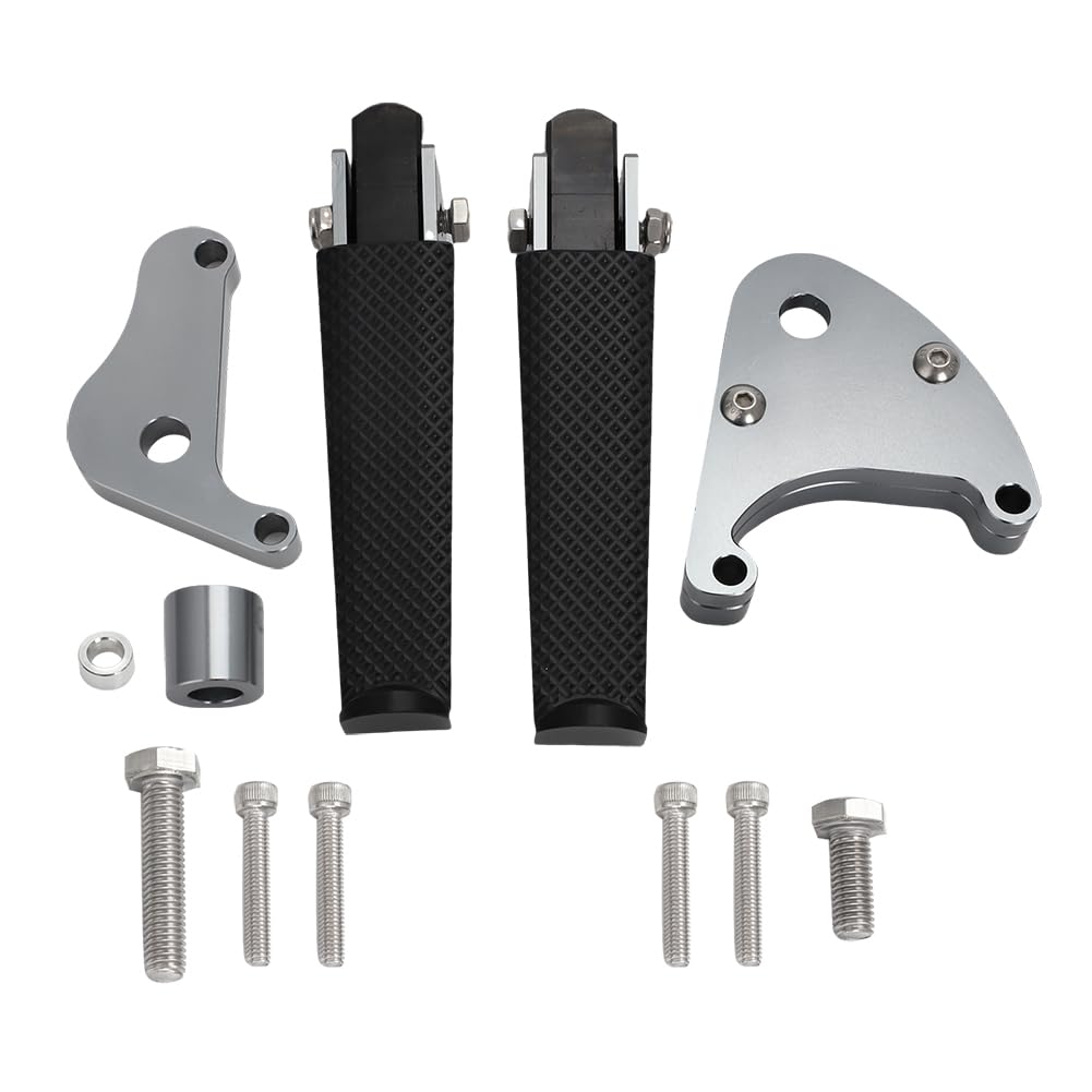 AUTOVIC Motorrad-Autobahn-Fußrasten für Yamaha FJR 1300, Front-Autobahn-Fußstützen-Montageplatten-Set, verstellbare Aluminium-Faltfußpedalhalterung AUTOVIC Motorrad-Autobahn-Fußrasten für Yamaha FJR 1300, Front-Autobahn-Fußstützen-Montageplatten-Set, verstellbare Aluminium-Faltfußpedalhalterung von AUTOVIC