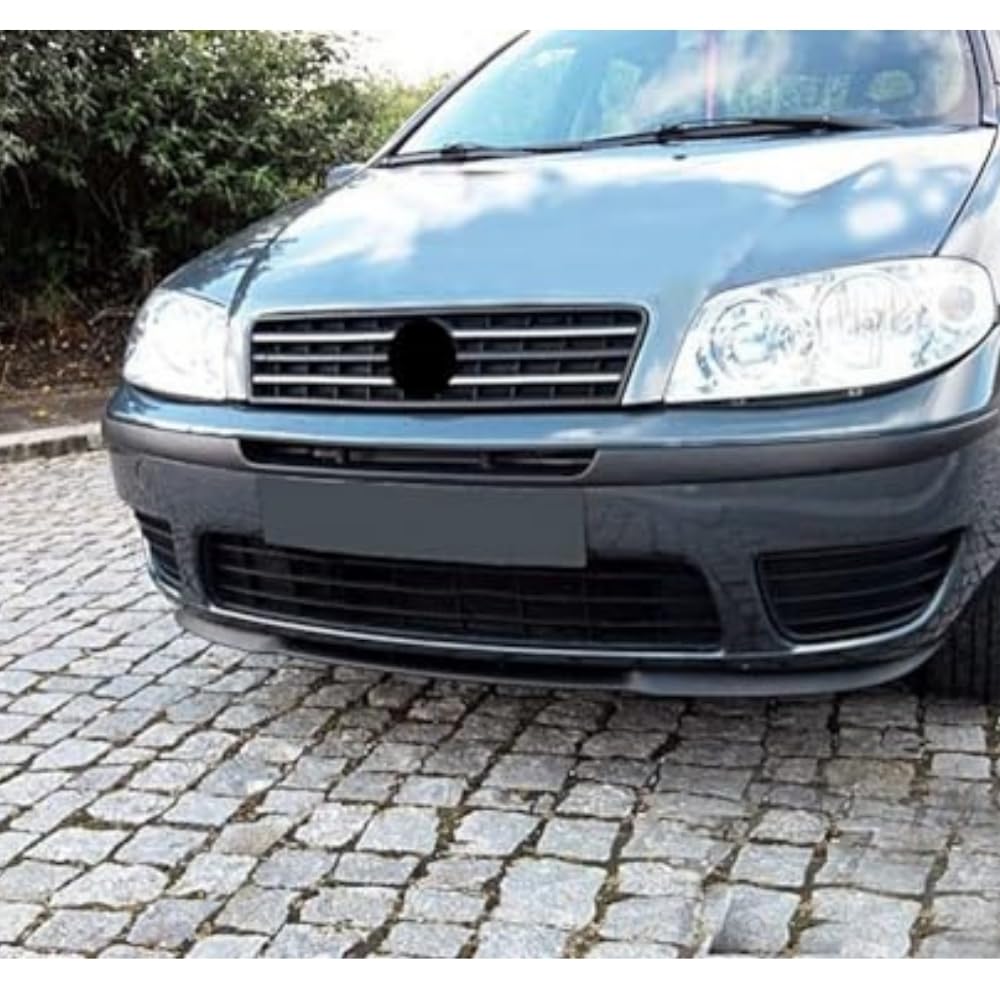 Für FIAT Punto 188 Cupra Frontstoßstange Spoiler Lip Body Kit Schwarz (3 Stück) von AUTOVISION
